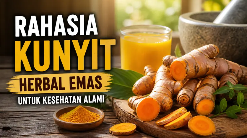 Curcuma domestica Rhizoma Kunyit Manfaat Kandungan dan Cara Penggunaan