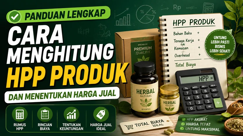 Cara Menghitung HPP Produk dan Harga Jual